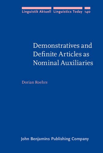 Stock image for Demonstratives and Definite Articles As Nominal Auxiliaries for sale by Revaluation Books
