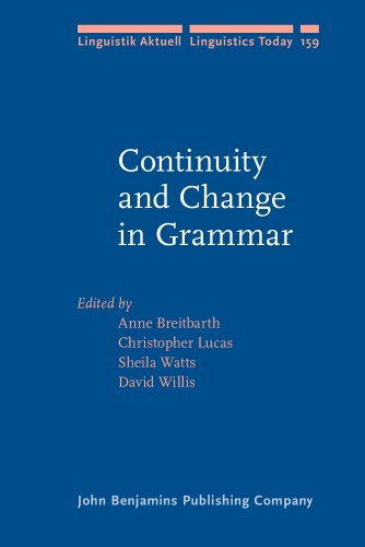 Imagen de archivo de Continuity and Change in Grammar (Linguistik Aktuell/Linguistics Today) a la venta por Books From California