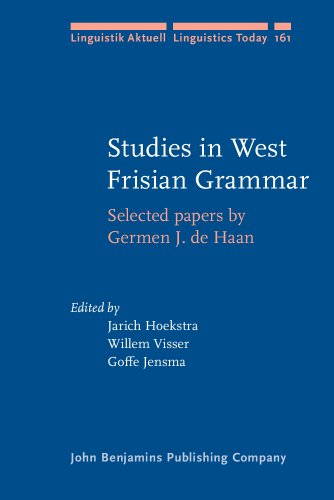 Beispielbild fr Studies in West Frisian Grammar (Linguistik Aktuell/Linguistics Today) zum Verkauf von Books From California