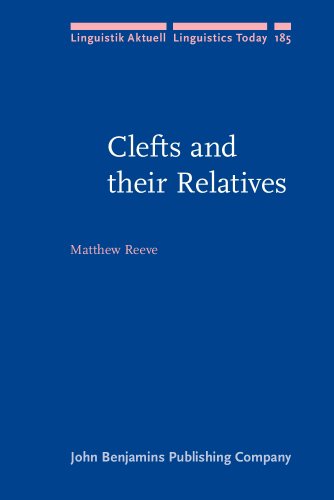 Imagen de archivo de Clefts and Their Relatives (Linguistik Aktuell/Linguistics Today) a la venta por Front Cover Books