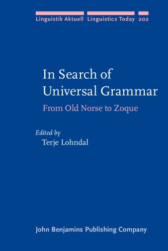 Stock image for In Search of Universal Grammar: From Old Norse to Zoque (Linguistik Aktuell/Linguistics Today) for sale by Phatpocket Limited