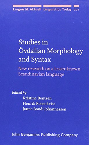 Stock image for Studies in Ovdalian Morphology and Syntax (Linguistik Aktuell/Linguistics Today) for sale by Books From California