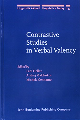 Imagen de archivo de Contrastive Studies in Verbal Valency (Linguistik Aktuell/Linguistics Today) a la venta por Books From California