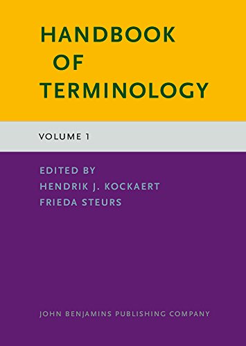9789027257772: Handbook of Terminology: Volume 1