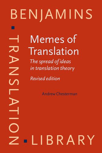 Beispielbild fr Memes of Translation: The Spread of Ideas in Translation Theory zum Verkauf von Revaluation Books