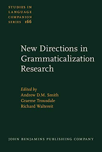 Imagen de archivo de New Directions in Grammaticalization Research a la venta por Revaluation Books