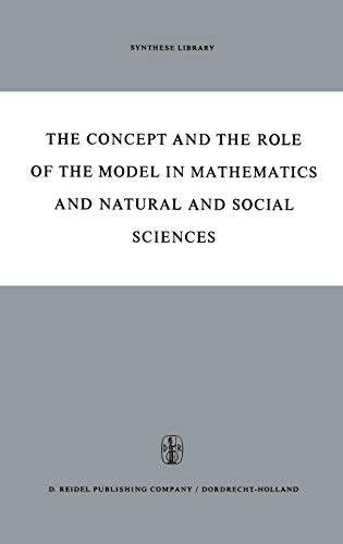 9789027700179: The Concept and the Role of the Model in Mathematics and Natural and Social Sciences: Proceedings of the Colloquium sponsored by the Division of ... organized: 3 (Synthese Library)