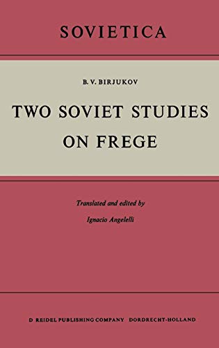 Stock image for Two Soviet Studies on Frege for sale by Book Booth