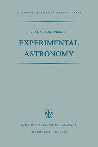 Imagen de archivo de Experimental Astronomy a la venta por Gil's Book Loft