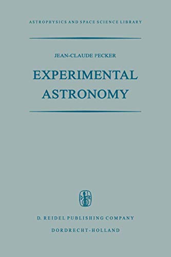 Stock image for Experimental Astronomy for sale by Gil's Book Loft