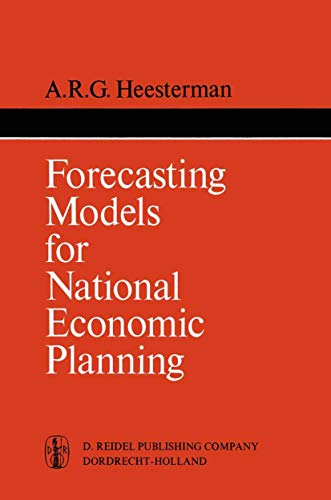 Beispielbild fr Forecasting Models for National Economic Planning zum Verkauf von Better World Books