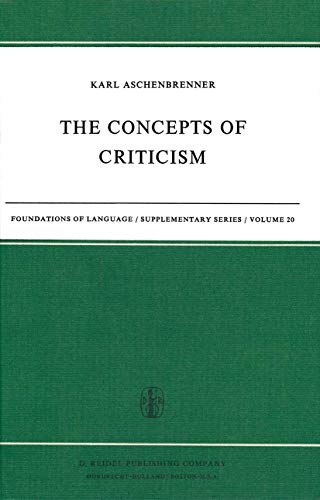 Concepts of Criticism