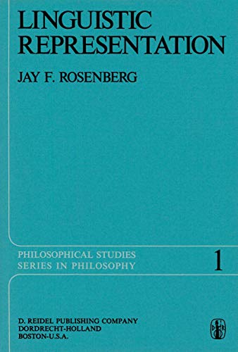 Beispielbild fr Linguistic Representation (Philosophical Studies Series) zum Verkauf von Midtown Scholar Bookstore
