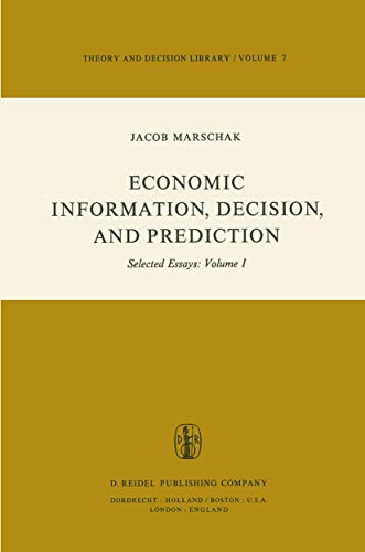 9789027705440: Economic Information, Decision, and Prediction: Selected Essays