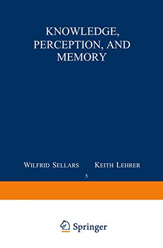 Beispielbild fr Knowledge, Perception and Memory zum Verkauf von Better World Books