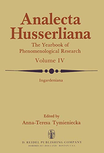 Imagen de archivo de Ingardeniana : A Spectrum of Specialized Studies Establishing the Field of Research a la venta por Better World Books