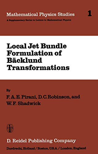 Local Jet Bundle Formulation of Bäckland Transformations: With Applications to Non-Linear Evoluti...