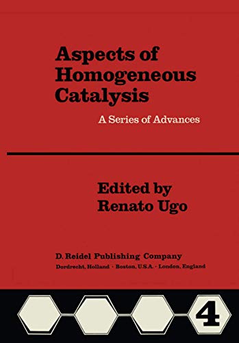 Beispielbild fr Aspects of Homogeneous Catalysis. A Series of Advances. Volume 4 zum Verkauf von Zubal-Books, Since 1961