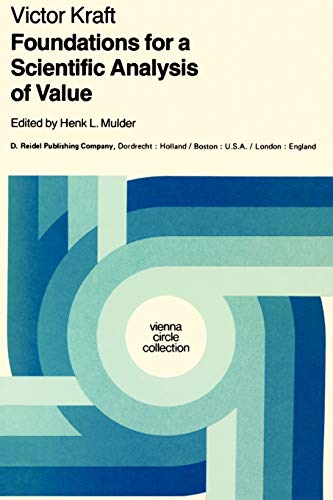 Beispielbild fr Foundations for a scientific analysis of Value zum Verkauf von Robert Campbell Bookseller ABAC/ILAB