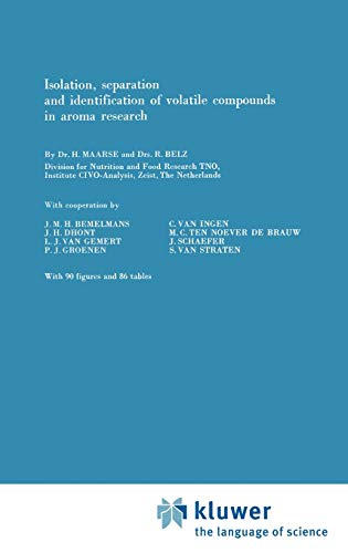 9789027714329: Isolation Separation and Identification of Volatile Compounds in Aroma Research