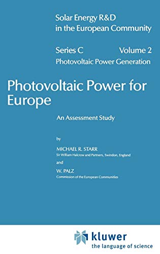 Stock image for Photovoltaic Power for Europe for sale by Better World Books