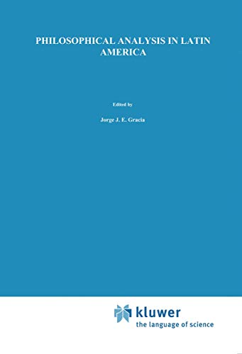 9789027717498: Philosophical Analysis in Latin America: 172 (Synthese Library)