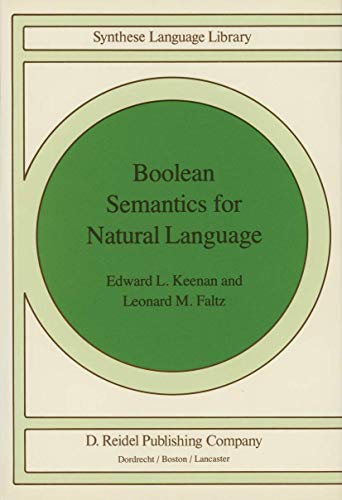 Stock image for Boolean Semantics for Natural Language for sale by ThriftBooks-Dallas