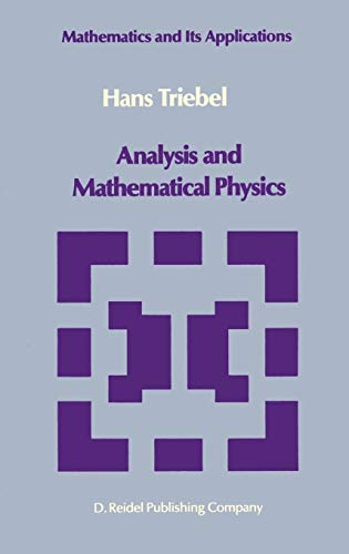 9789027720771: Analysis and Mathematical Physics (Mathematics and its Applications, 24)