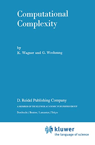 9789027721464: Computational Complexity: 21 (Mathematics and its Applications, 21)