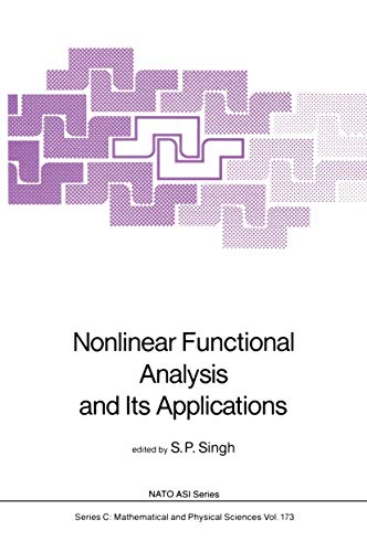 Stock image for NONLINEAR FUNCTIONAL ANALYSIS AND ITS APPLICATIONS (NATO SCIENCE SERIES C: for sale by Green Ink Booksellers