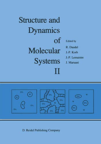 9789027722461: Structure and Dynamics of Molecular Systems