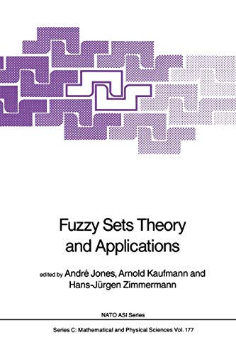 Imagen de archivo de Fuzzy sets theory and applications a la venta por Carothers and Carothers