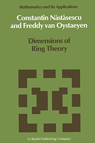 9789027724618: Dimensions of Ring Theory: 36 (Mathematics and Its Applications)