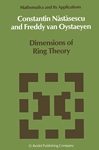 9789027724618: Dimensions of Ring Theory (Mathematics and Its Applications, 36)