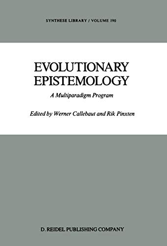 9789027725820: Evolutionary Epistemology: A Multiparadigm Program: 190 (Synthese Library)