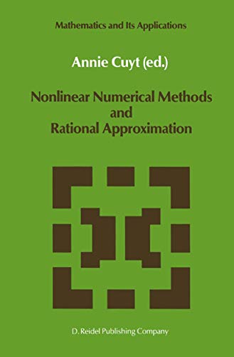 Nonlinear Numerical Methods and Rational Approximation - A. Cuyt