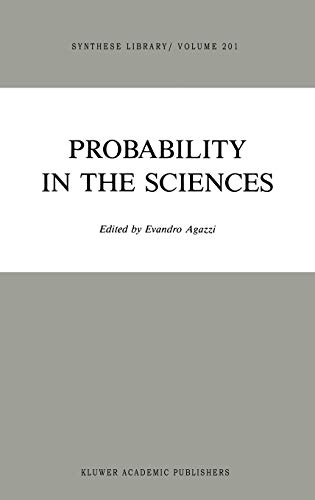 Imagen de archivo de Probability in the Sciences a la venta por Better World Books Ltd