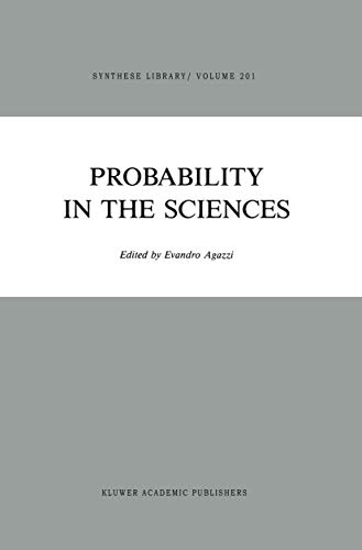 9789027728081: Probability in the Sciences: 201 (Synthese Library)