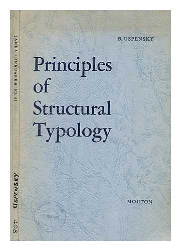 9789027905901: Principles of Structural Typology