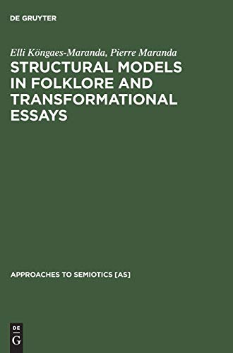 Stock image for Structural Models in Folklore and Transformational Essays for sale by GuthrieBooks