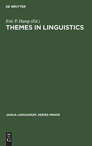 Stock image for Themes in Linguistics: The 1970s (Janua Linguarum. Series Minor) for sale by Zubal-Books, Since 1961