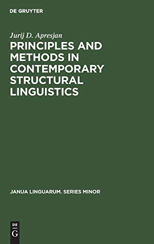 Stock image for Principles and Methods in Contemporary Structural Linguistics for sale by Ria Christie Collections