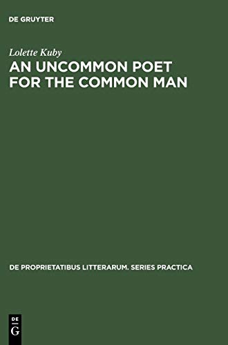 9789027927200: An Uncommon Poet for the Common Man: A Study of Philip Larkin's Poetry: 60 (De Proprietatibus Litterarum. Series Practica, 60)