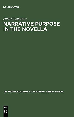 Stock image for Narrative Purpose in the Novella for sale by Ria Christie Collections