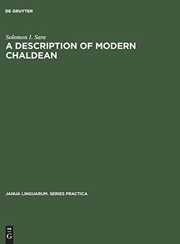 Stock image for A Description of Modern Chaldean for sale by Ria Christie Collections