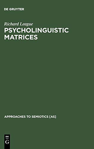 Psycholinguistic Matrices. Investigation Into Osgood and Morris.