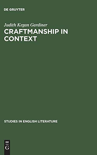 Stock image for Craftmanship in Context : The Development of Ben Jonson's Poetry for sale by Better World Books