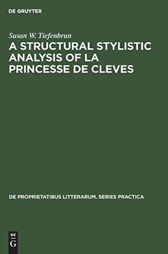 Stock image for Structural Stylistic Analysis of "La Princesse de CL Ves" for sale by Book Bear