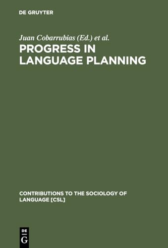 Stock image for Progress in Language Planning for sale by Anybook.com