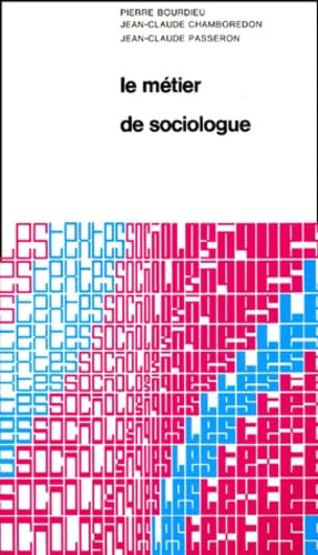 9789027969644: Le mtier de sociologue